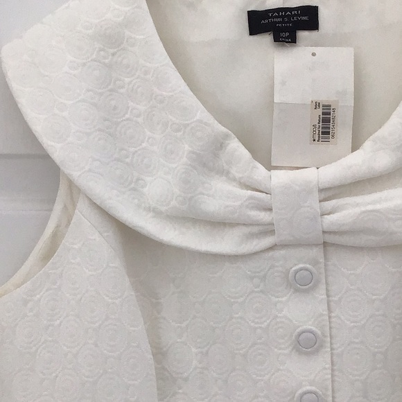 Tahari Arthur S. Levine Cream Dress - Picture 5 of 9